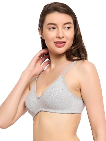 Clovia SmoothCurve Women's Cotton Non-Padded Wire-Free Plunge Bra